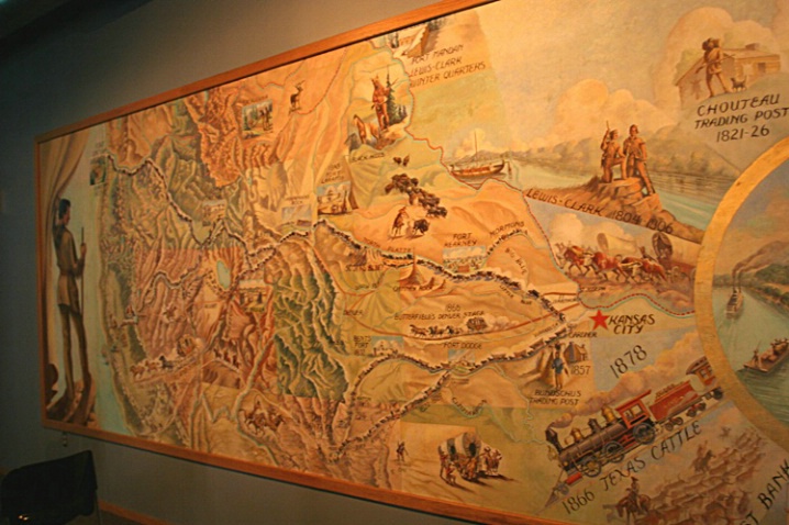 Map of Trails Display 