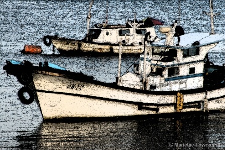 "Boats Painterly"
