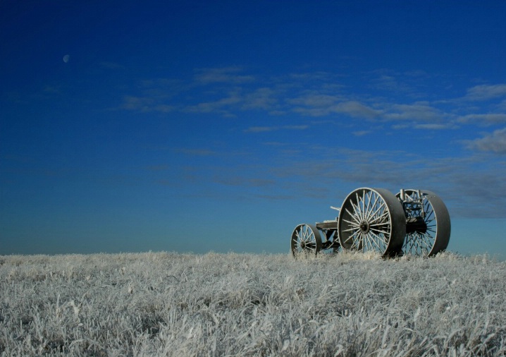 -Winter on the Plains of North Dakota-