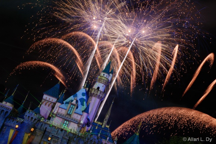 Disney (LA) Fireworks Display