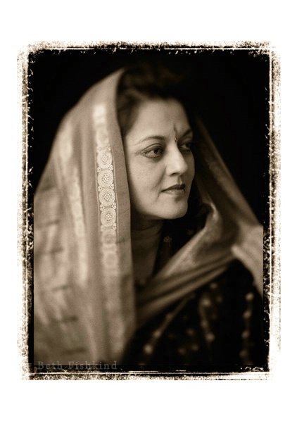Indian Woman Wearing Sari