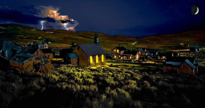 Approaching Storm Over Bodie