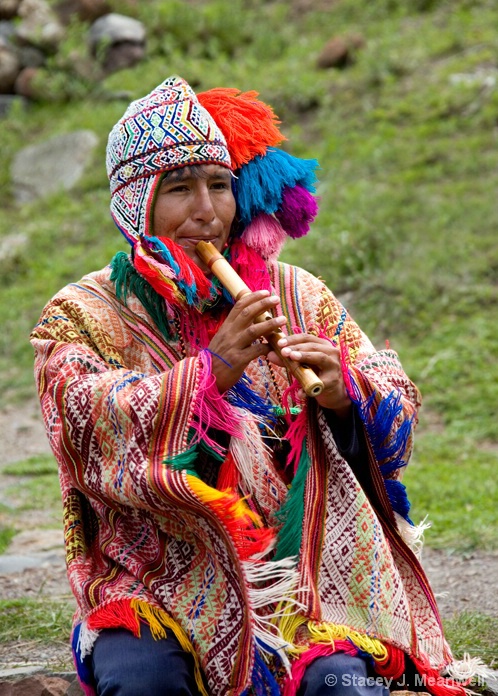 Sacred Valley, Quenas Flautist - Sol de Peru - ID: 5565339 © Stacey J. Meanwell