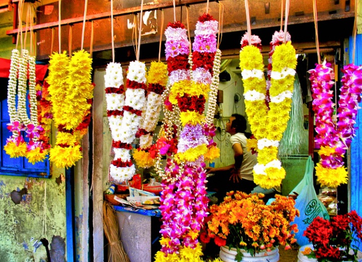 Colorful, Roadside Flower Shop