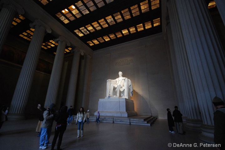 Inside Lincoln Memorial