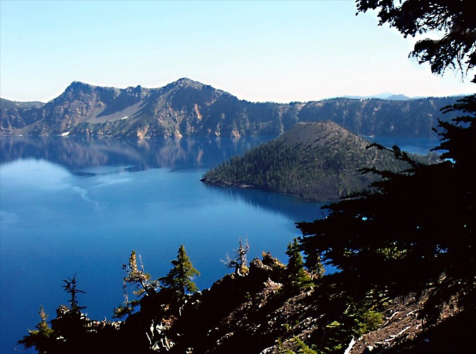 Deep Blue Crater Lake