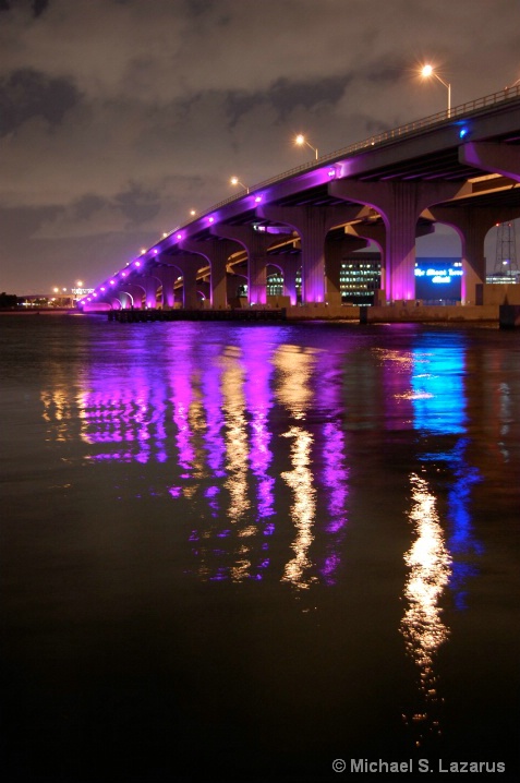 A Bridge Over Reflective Water