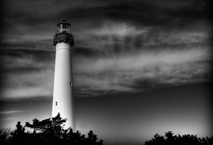 Cape May Lighthouse Mono