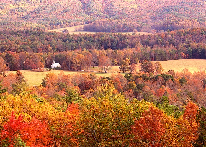 Cades Cove from Rich Mt. Road, TN - ID: 5621667 © george w. sharpton