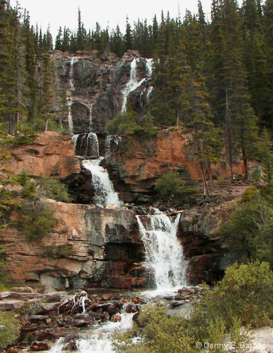 Stanley Falls, Icefields Parkway-Canada - ID: 5621843 © Denny E. Barnes