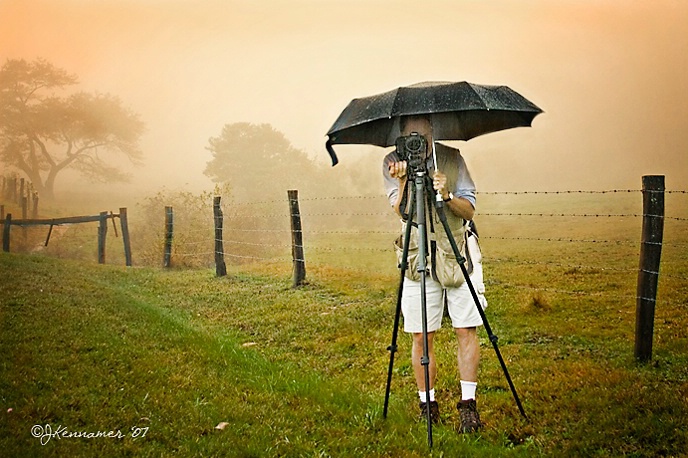 Determined To Get The Shot