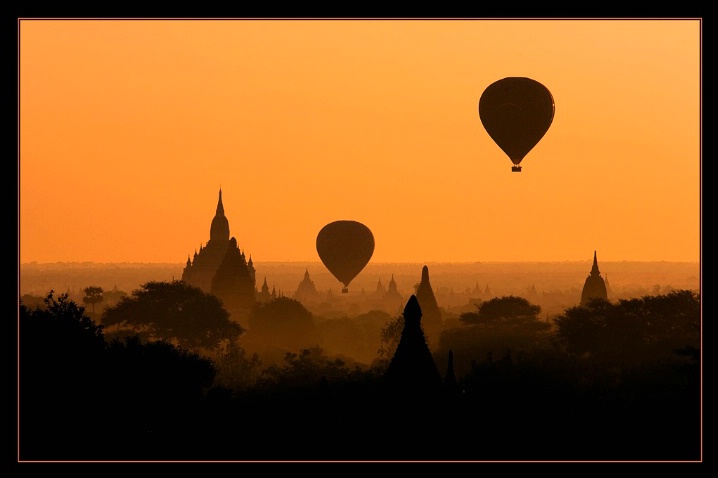 Balloons over Bagan