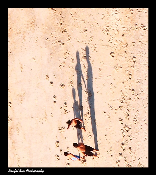 3 Big Shadows on the Beach