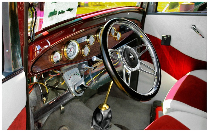 Vintage Auto Cockpit