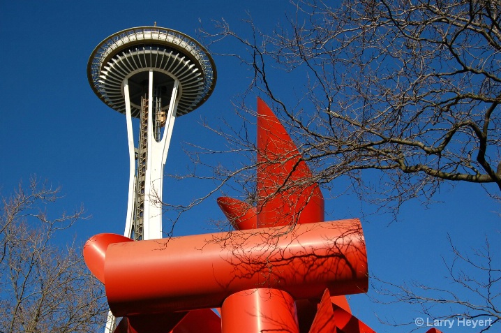 A view from the Seattle Center