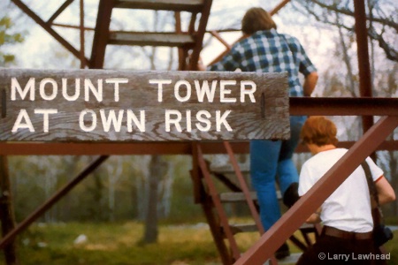 Mount Tower At Own Risk