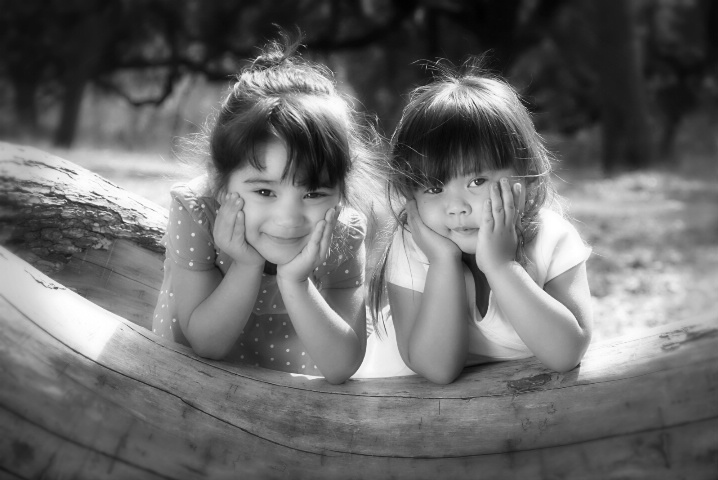 Two delightful little girls...