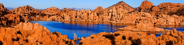 Watson Lake with the San Francisco Peaks