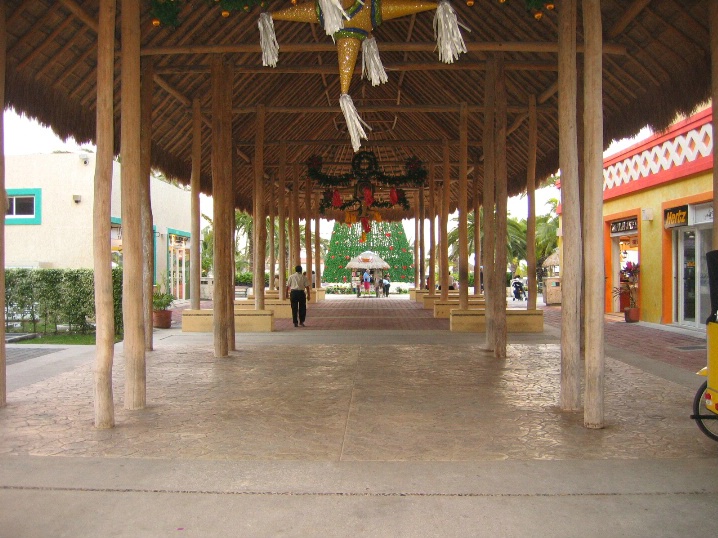 Some mall in Cozumel, Mexico