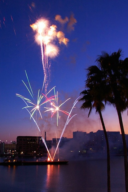 Tampa fireworks