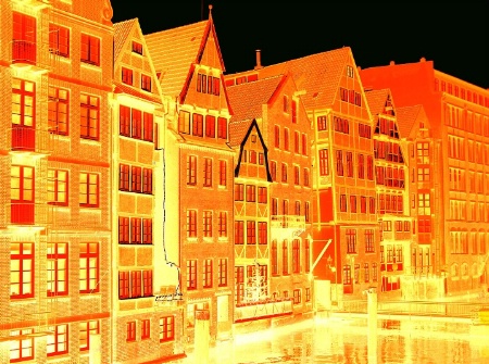 An orange city