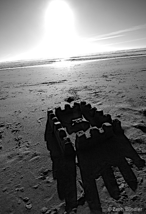 Ominous Sand Castle