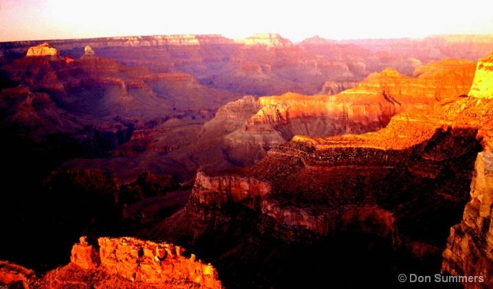The Grand Canyon, AZ At Sunset 2006 - ID: 5823658 © Donald J. Comfort