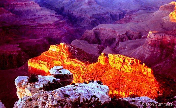 Sunset At The Grand Canyon, AZ 2006 - ID: 5850237 © Donald J. Comfort