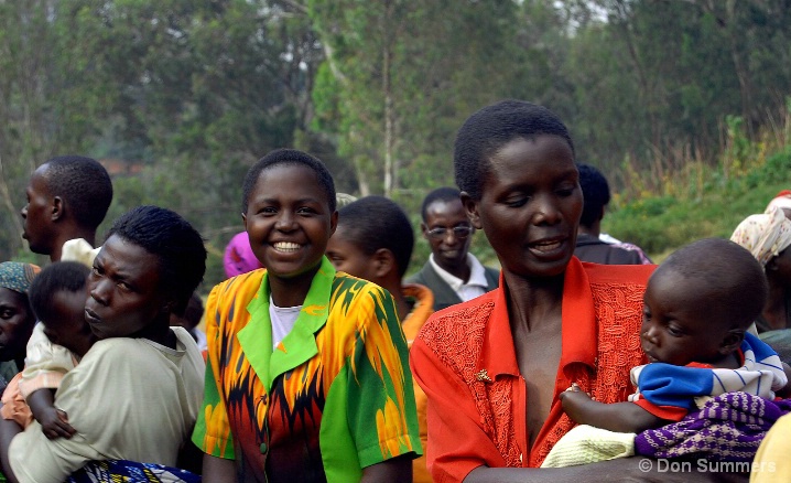 Women Waiting For Food, Butare, Rwanda 2007 - ID: 5854316 © Donald J. Comfort