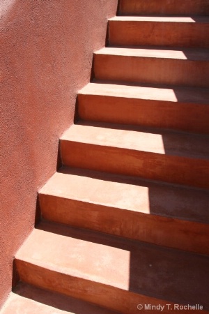 Stucco Staircase