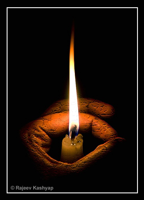 Burn With Candle Light