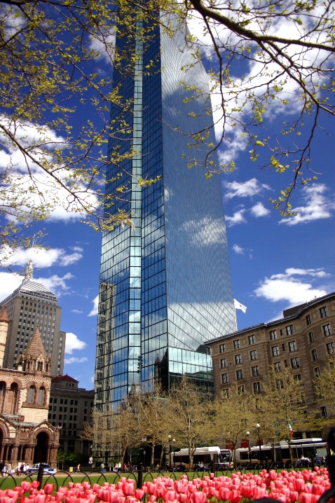 Copley Square in Sping