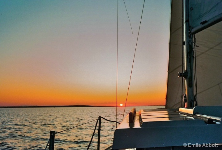 Shades of a Sunset Sail, Lake Amistad - ID: 5897356 © Emile Abbott