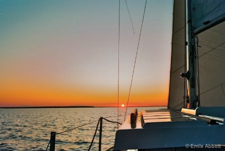 Shades of a Sunset Sail, Lake Amistad