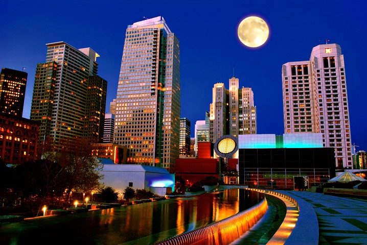 Yerba Buena at Night