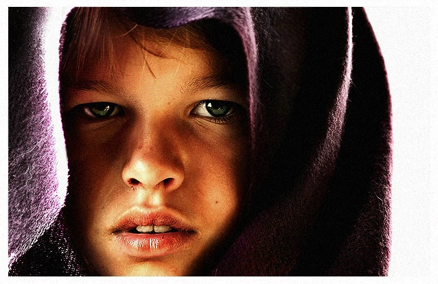 Girl in Purple Cloak