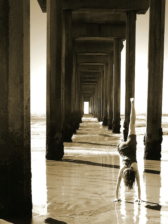 Gymnastics  Under the Pier