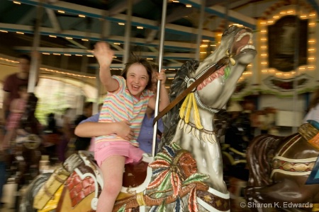 Girl on Horse 1