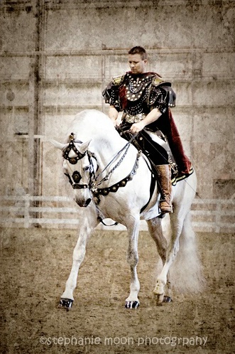 mid-eval horse & rider