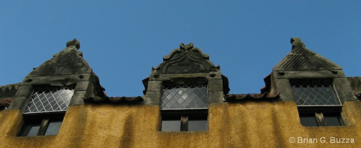 The windows at Culross Palace