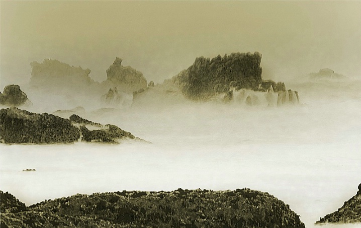 The misty wave...