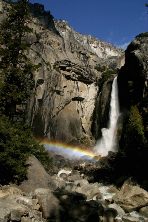 Rainbow Below Yosemite Falls