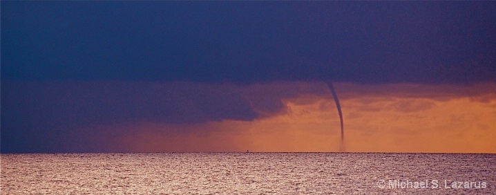 Waterspout in Storm Cloud