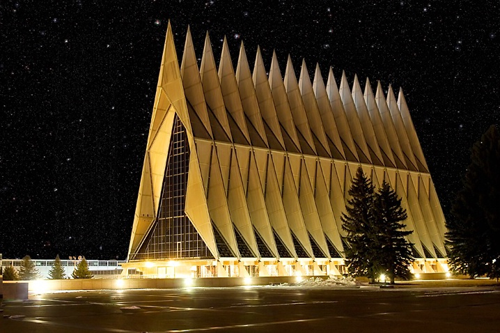 The Academy Chapel at Night