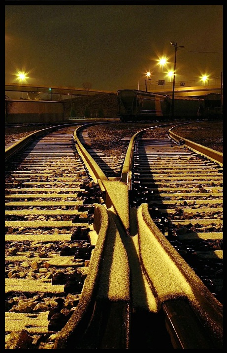A Light Dusting on the Tracks.