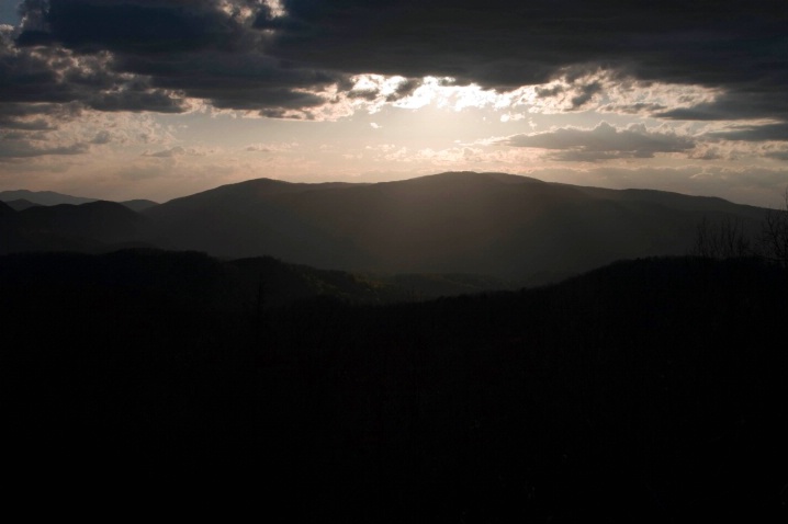 Mountain Sunset, GSMNP, 4.9.08 - ID: 6162798 © Michael S. Couch