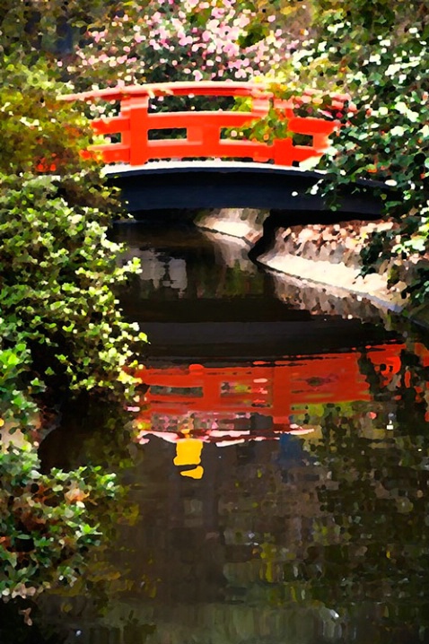 Japanese Garden - Painterly