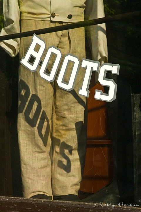 Boots in the Window