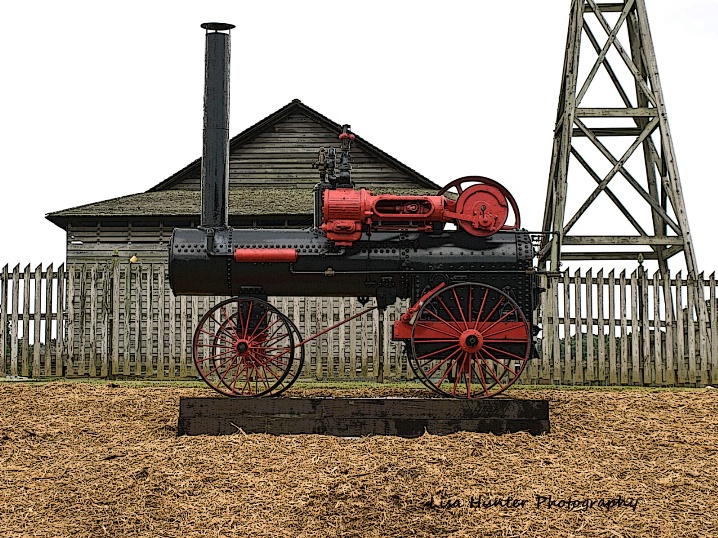 Steam engine of the past