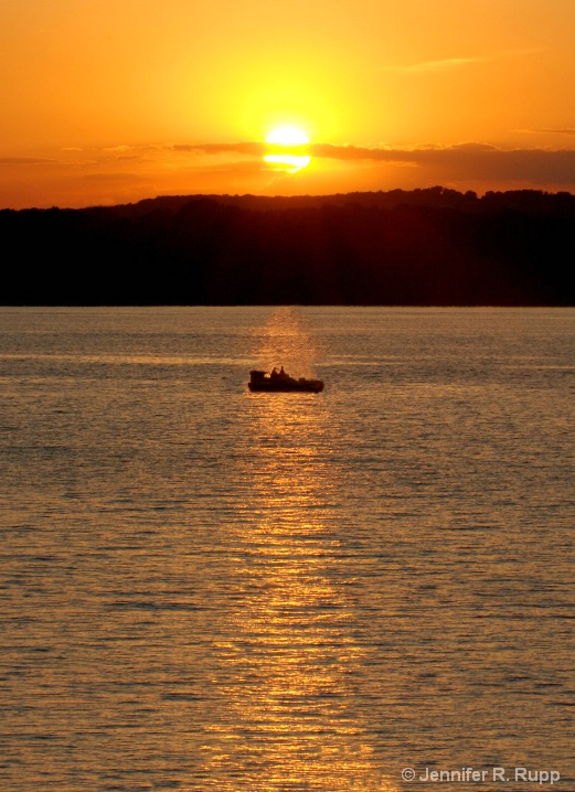 Sunset on Table Rock lake